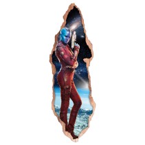 Vinilos nebula guardianes de la galaxia puertas 3d